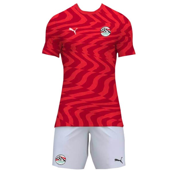 Maillot Football Égypte Domicile Enfant 2019 Rouge